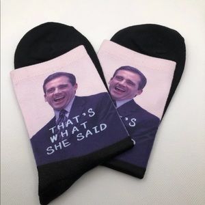 Michael Scott Thats What She Said Socks The Office